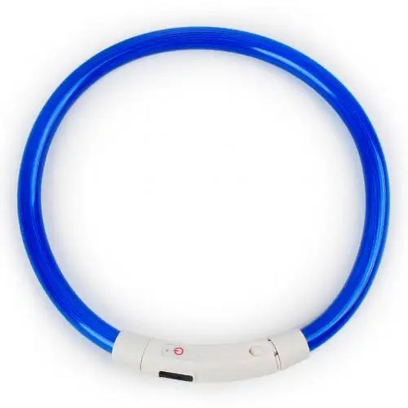 Illuminate Your Dog's Nighttime Adventures with Our Rechargeable LED Glow Dog Collars - Available in S, M, L Sizes!