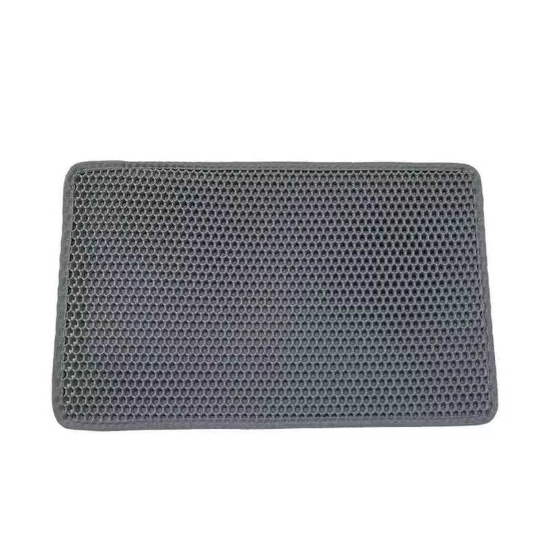 Double Layer Waterproof Cat Litter Mat - Non-Slip, Washable, and Eco-Friendly Bed Pad for Mess-Free Cleanups