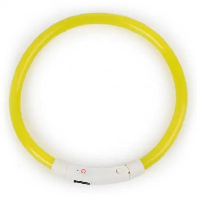 Illuminate Your Dog's Nighttime Adventures with Our Rechargeable LED Glow Dog Collars - Available in S, M, L Sizes!