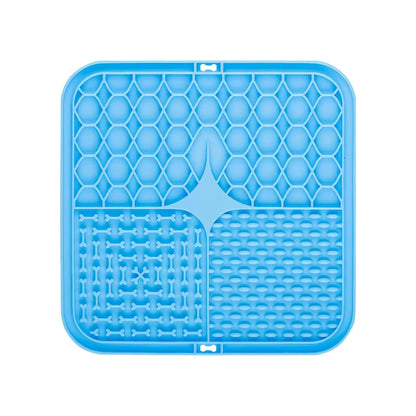 Transform Bath Time into Fun with the Pet Lick Silicone Slow Feeder Mat – Perfect for Dogs!
