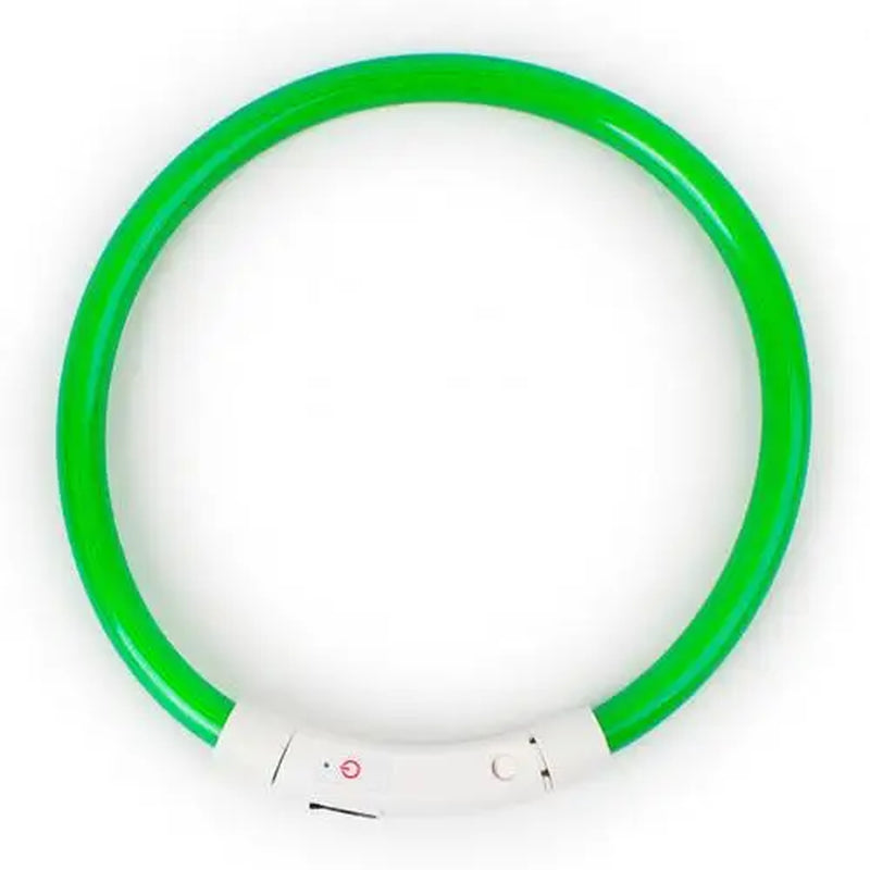 Illuminate Your Dog's Nighttime Adventures with Our Rechargeable LED Glow Dog Collars - Available in S, M, L Sizes!