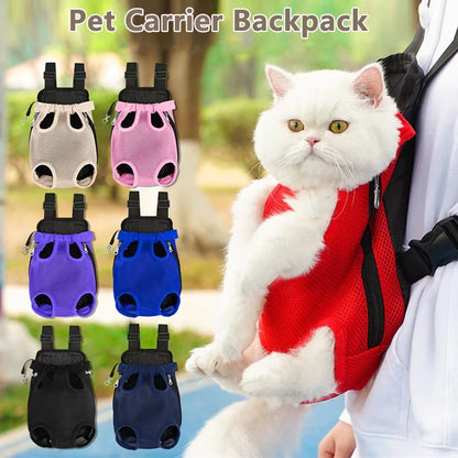 Ultimate Portable Cat & Dog Travel Backpack - Breathable, Comfortable & Stylish Tote for Outdoor Adventures