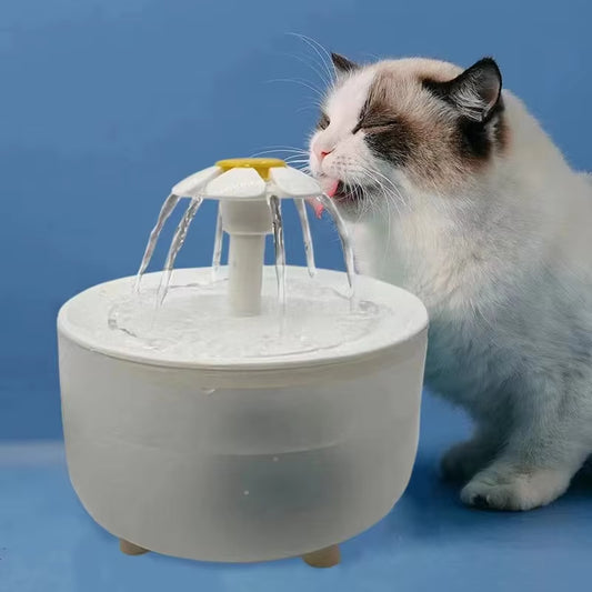 Revolutionize Your Pet's Hydration with the Automatic USB Electric Cat Water Fountain - 1.2L Mute Dispenser with Recirculating Filtration