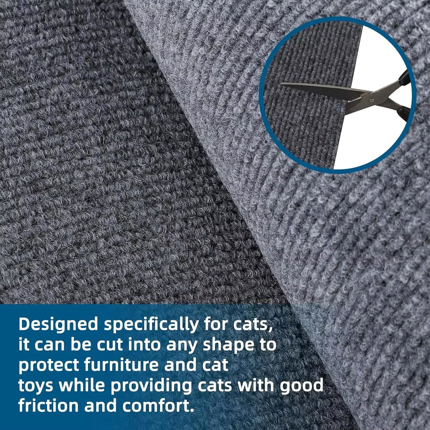 Anti Cat Scratch Sofa Cat Crawling Mat Sofa Protection Grinding Climbing Frame Self-Adhesive Carpet Cats Scratch Board Cat Toys