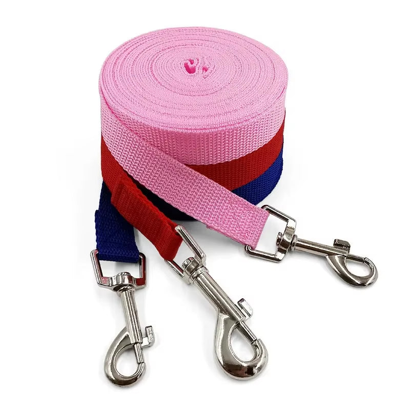 Durable Nylon Dog Training Leash - Perfect for Small & Large Dogs - Available in 1.5/3/5/6M Lengths for Safe and Comfortable Walks