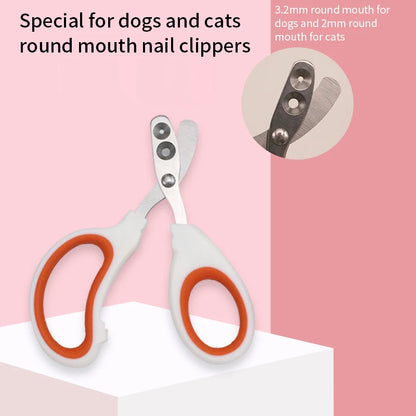 Professional Stainless Steel Cat Nail Clippers - Perfect for Small Cats and Dogs, Easy Pet Grooming Trimmer